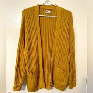 Hollister sweater, size M, mustard yellow